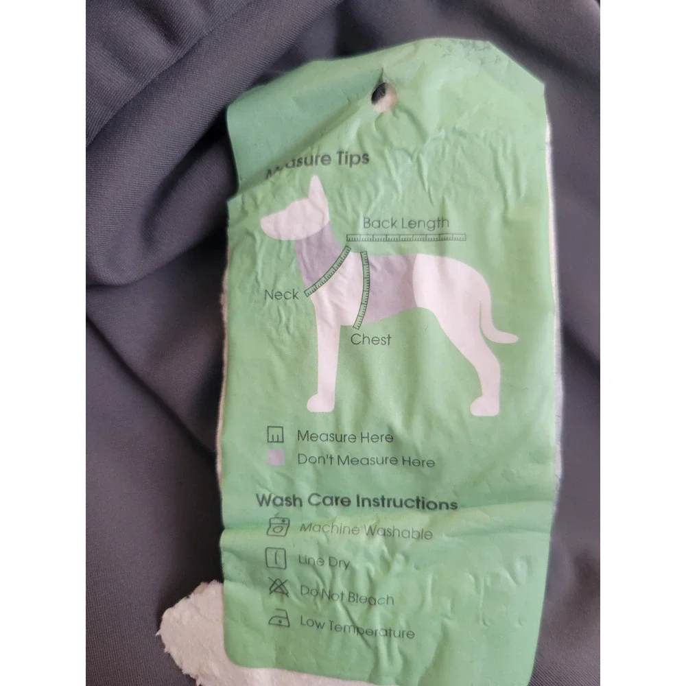 Kuoser Recovery Suit Gray Dog‎ After Surgery Professional Pet Clothing Size XXL